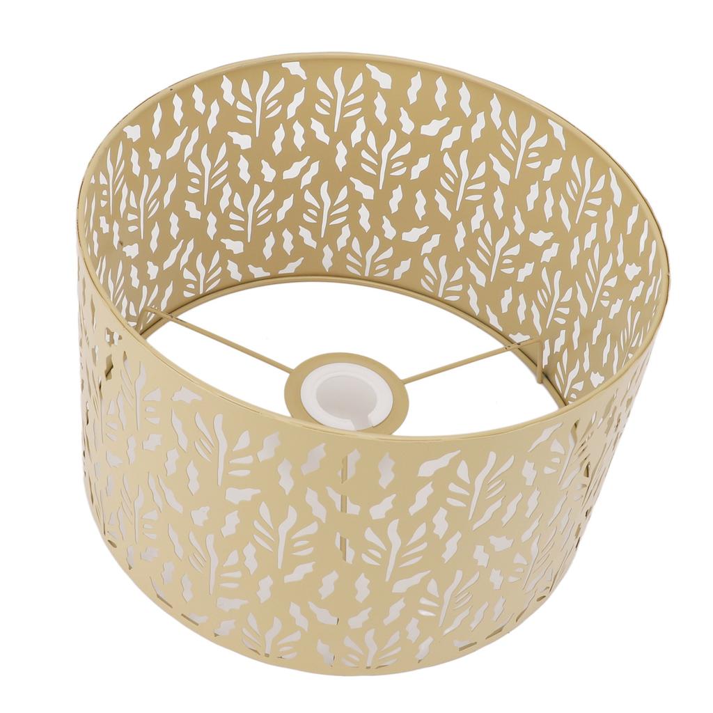 Metal Lamp Shades Hollow Carved Lampshade Modern Style Hollow Lampshade Compatible with E27 E14