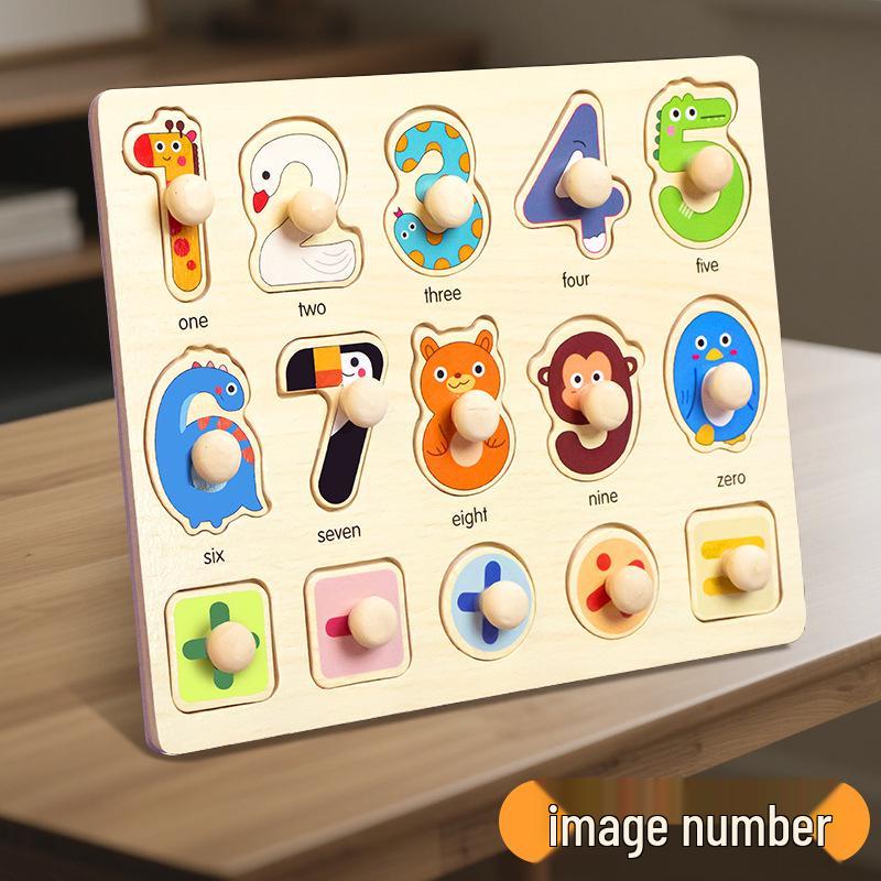 Montessori Cognitive Animal & Transport Puzzle Board for Kids