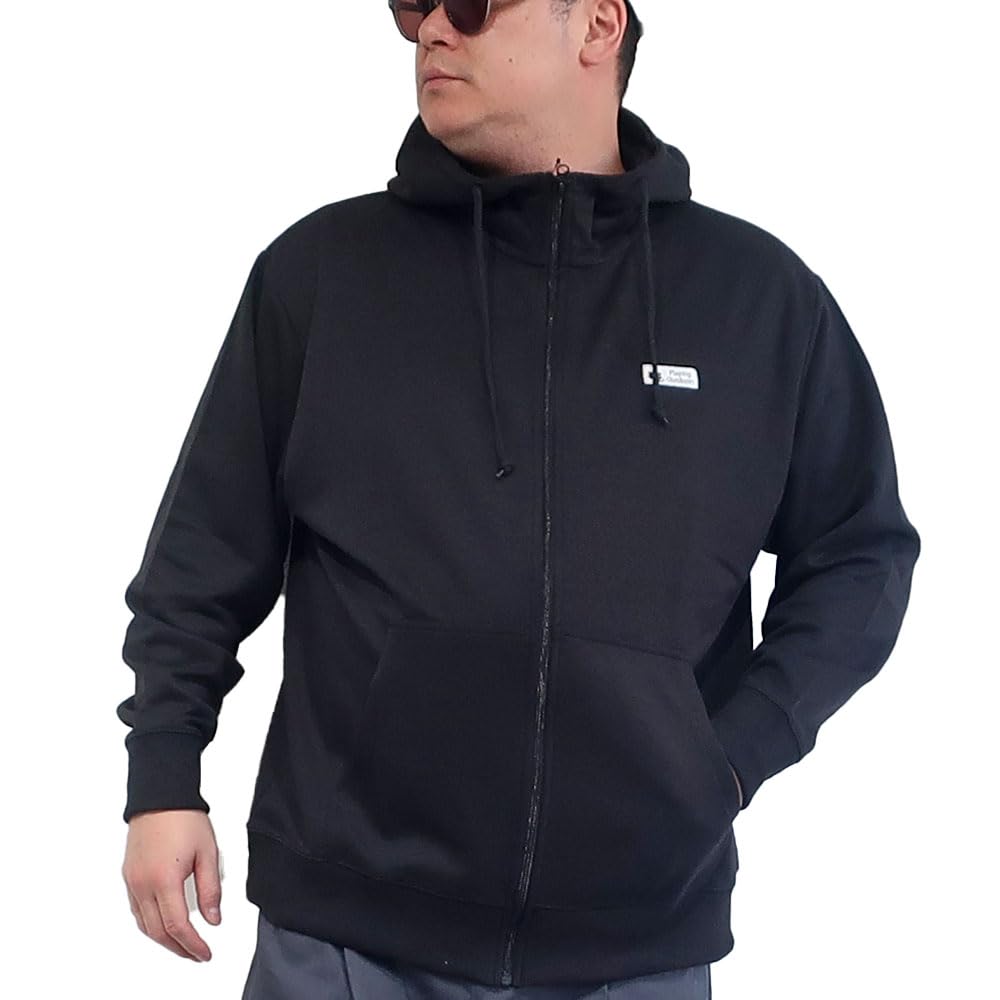 Plus Size LOGOS Park Mountain Long Solid Simple Sizes and 5L Men's Hoodie, Sweatshirt, Parka, Sleeve, Color, Style, 3L, 4L, (Product Number 10001796)