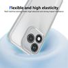 Honor 400 Lite ABR NX1 Hülle Galvanisiert Silikon Bumper Stoßfest Transparente Rückseite Hart Matt Handyhülle für Honor 400 Lite ABR-NX1