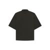 Fear of God Essentials Short-Sleeve Nylon Shirt Off Black Men Tops 186BT224000F