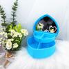 Heart-shaped Jewelry  Box Girls Makeup Storage Box Desktop Cosmetic Organizer Sundries Container