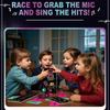 Microphone Singing Karaoke Game Answer Cards Family Interactive Game Tabletop