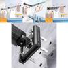 Modern Aluminum Alloy Wallmounted Folding Clothes Drying Rack With Extendable Rod For Indoor And Balcony Use