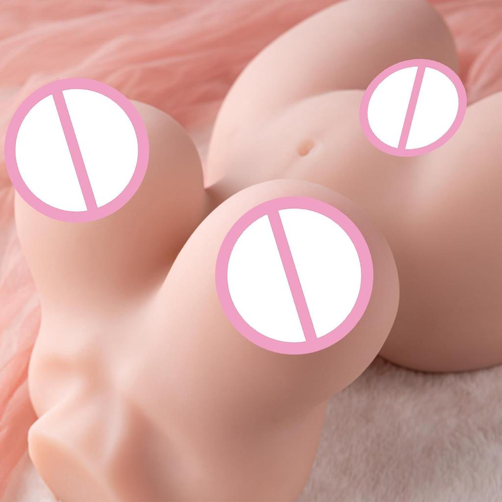 3D Realistic Sex Doll Male Masturbator with Realistic Boobs Vagina, Dual Channel Pussy Pussy Ass Masturbator Toys