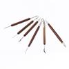 Pottery Clay Carving Tool Set 10PCS Stainless Steel Sculpture Tools with Wooden Handles for Ceramic Modeling Polymer Clay Craft