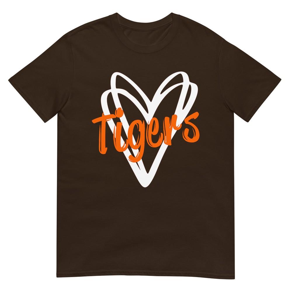 Tigers School Sports Fan Team Spirit Mascot Cute TShirt