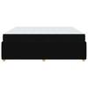 Bed Frame with Mattress Black 180 X 200 Cm Fabric