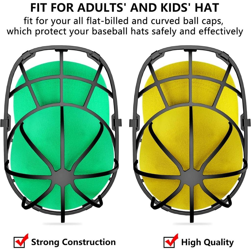 2 Pack Hat Washer for Baseball Cap Washer Cage for Washing Machine,Ball Cap Washing Frame Hat Cleaner Holder Protector for Dishwasher