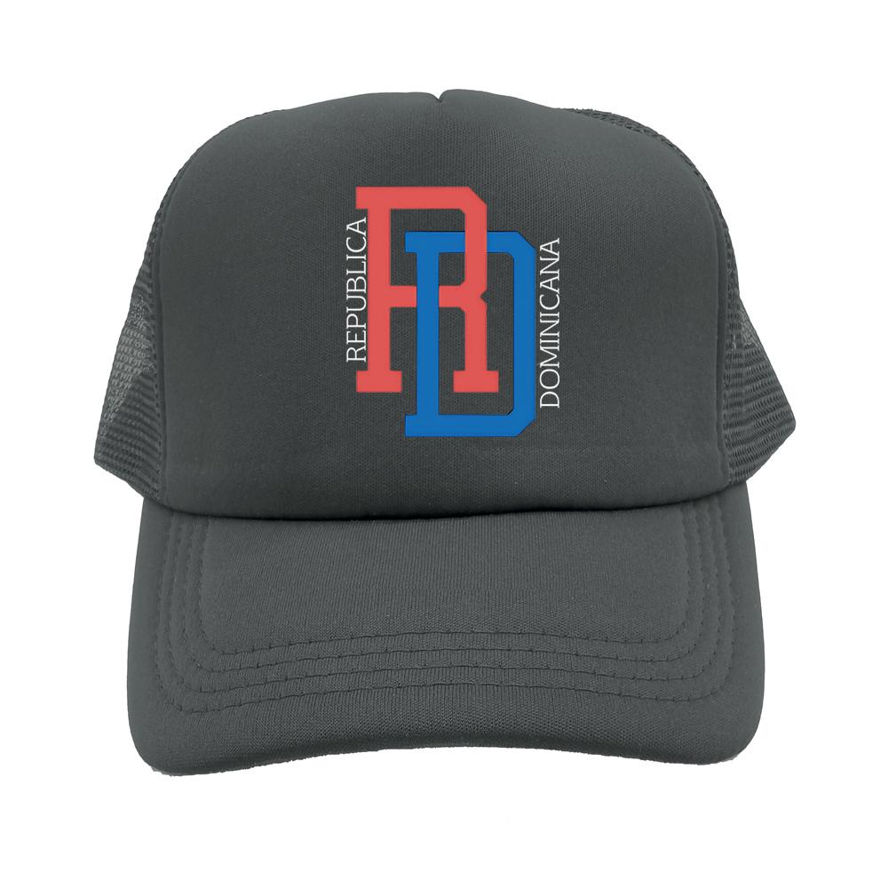 Dominikanische Republik RD Flagge Stolz Dominikanische Trucker-Kappe Sommer Netz Baseballkappe FeUnisex Unisex Retro Papa Geschenk Kappen