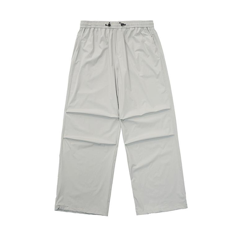 Ladies' Lightweight Waterproof Quick Drying Sun Protection Parachute Pants for Outdoor Hiking and Mountaineering, Loose American Casual Work Pants