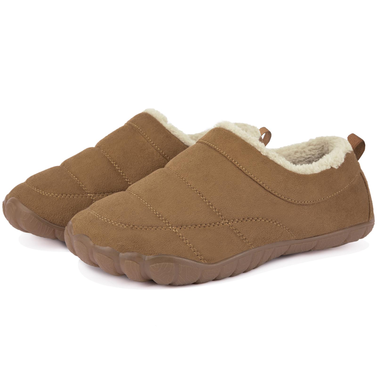 Зимние домашние мужские тапочки с толстым плюшем — фото 10