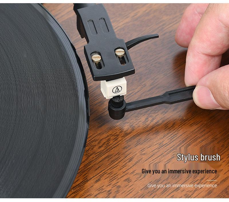 3-in-1 Vinyl Record & Stylus Cleaning Brush Set for Turntables