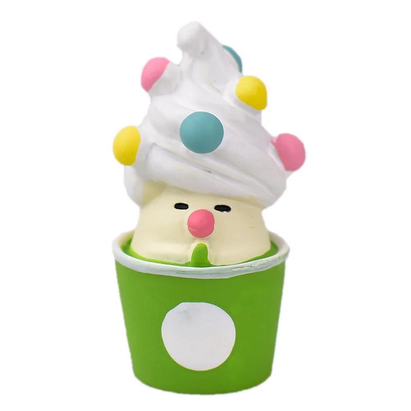 Zakka Summer Day Resin Ornaments watermelon Cat Home Desktop Scenic Decoration Mini Shooting Props Collection Toy for Kids