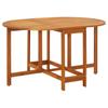 Day and Night - Day and Night Solid Acacia Wood Garden Table 130x90x72 Cm
