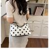 Women's Crossbody Bag, New Trendy Polka Dot Color-block Handbag, Simple Tote Bag, Sophisticated and Relaxed Handbag for Commuting.