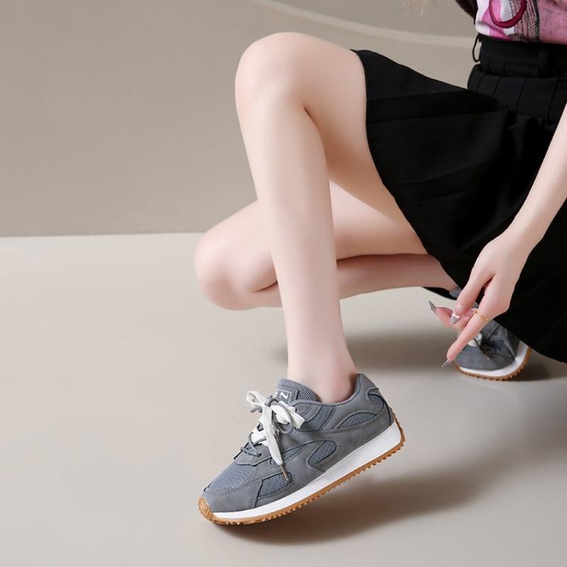 

Сетчатая дышащая женская обувь лето новая тенденция мода повседневная спортивная женская 36 серый