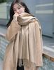 Women's Imitation Cashmere Winter Scarf - Thick Solid Color, Versatile Men's Shawl, Cashmere Wool Blend