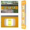 Plastic Lightweight Bubble Spirit Level Vial Triple Measure Ruler Tool Kit New