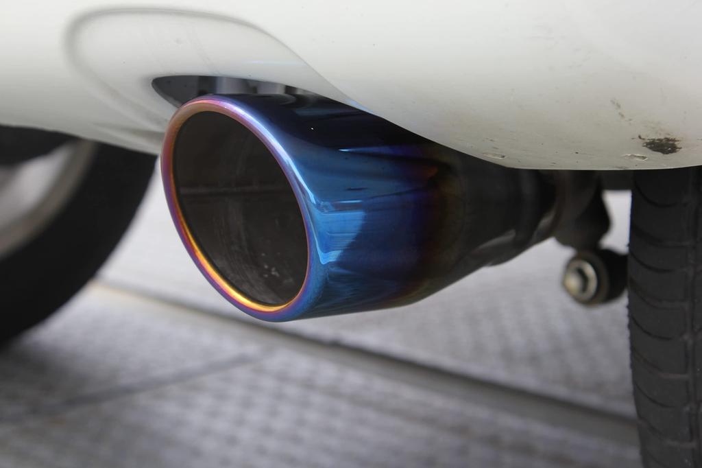 Jimny Bluefin Muffler for Suzuki JB23W Single Exhaust Type Stainless Compatible with Factory Car Custom (Models 1-10), 02, Steel, Blue, Bumpers,