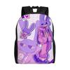 J-Jaxs Purple Rabbit Backpack for Men Women Fashion High School Hiking Travel Daypack  Laptop Computer Shoulder Bag Outdoor