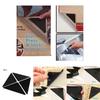 Ruggies Triangle Shape Carpet Anti-slip Patches 4+4 Double-sided Adhesive