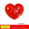 Five-Star Red Flag 3D Reflective Car Sticker - Patriotic Scratch Cover for Car Body