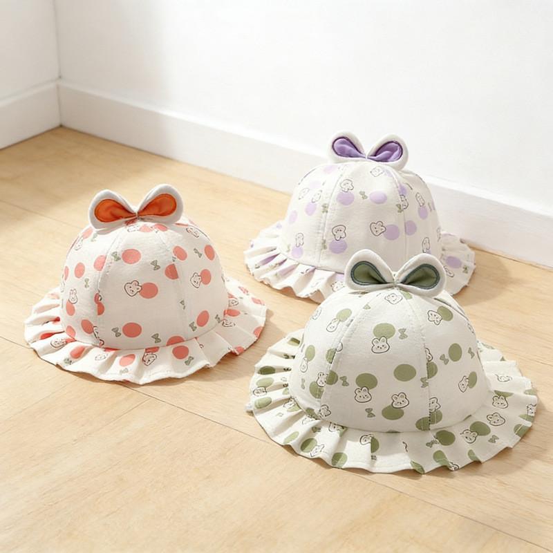 Baby Summer Sun Hat With Wide Brim Cotton Sun Protection For Toddler Girls And Boys