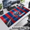 Custom Name Text Mouse Pad Chicago Cubs Personalized Desk Pad For Work And Gaming