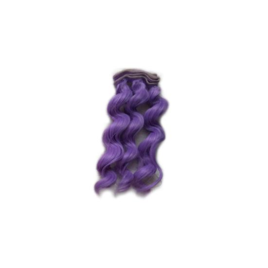 15cm Beautiful Girl Doll Toy DIY Wig Curly Wavy Hair Children