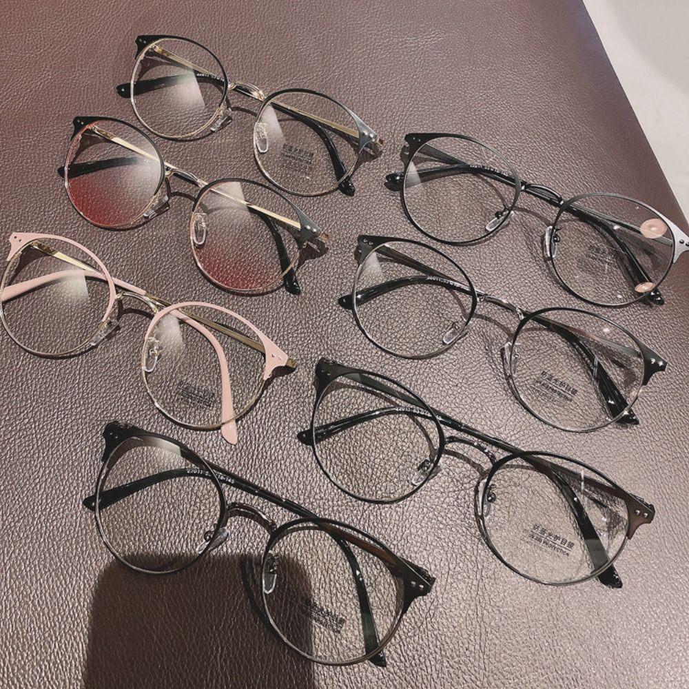 Fashion Portable Eye Protection Computer Goggles Ultra Light Frame Anti-Blue Light Glasses Oversized Eyeglasses