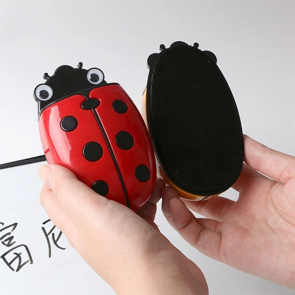 Ladybug Shape Whiteboard Marker Holder Storage Box Magnetic Erase  Office Supplies