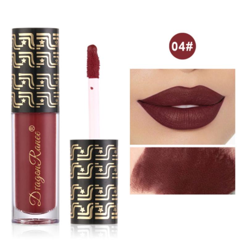 Mist matte purple blue green black European and American lipstick not stained with cup lip gloss lip glaze