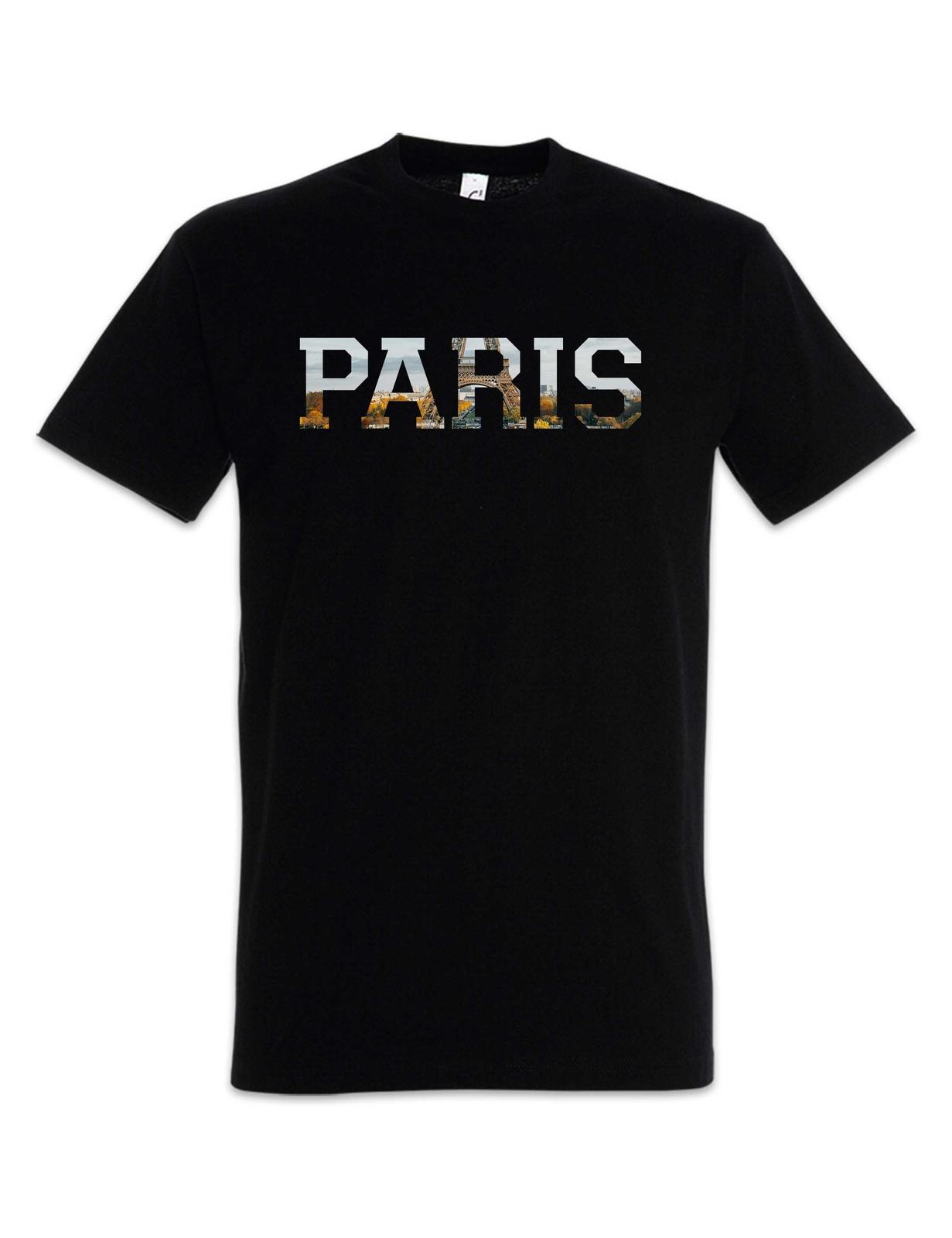 Paris T-Shirt Skyline City Ville France Francia Tour Eiffel M
