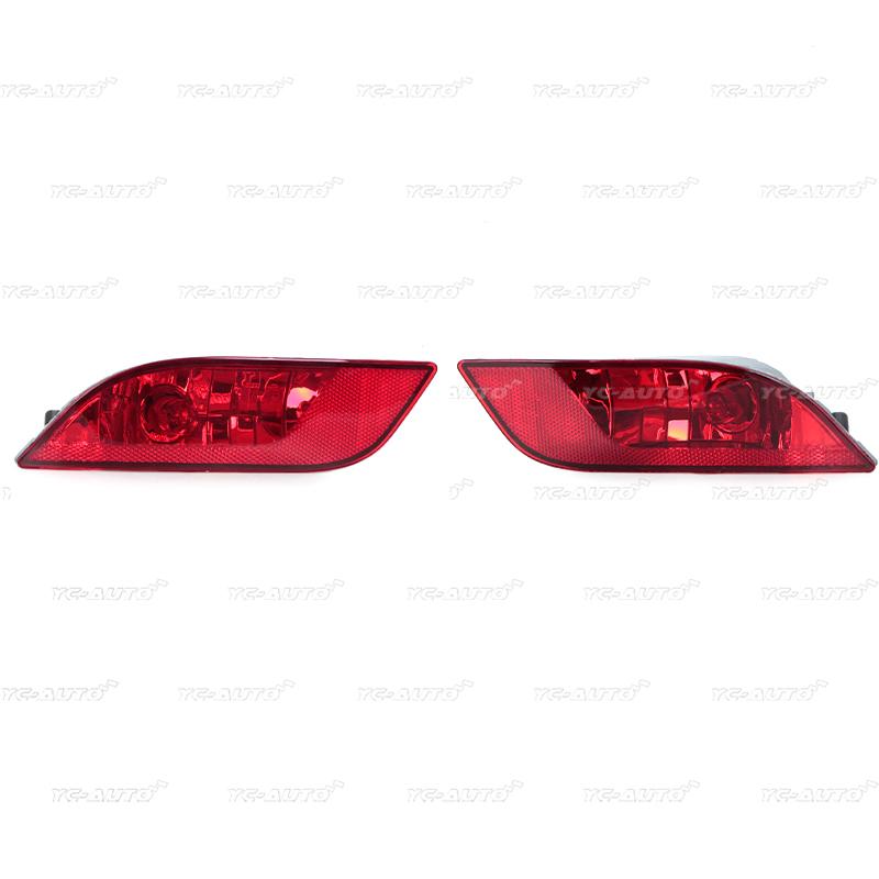 Car Rear Bumper Taillight Reflector Light For Jeep Compass 2017- Signal Light Brake Light Rear Brake Lamp With Bulbs