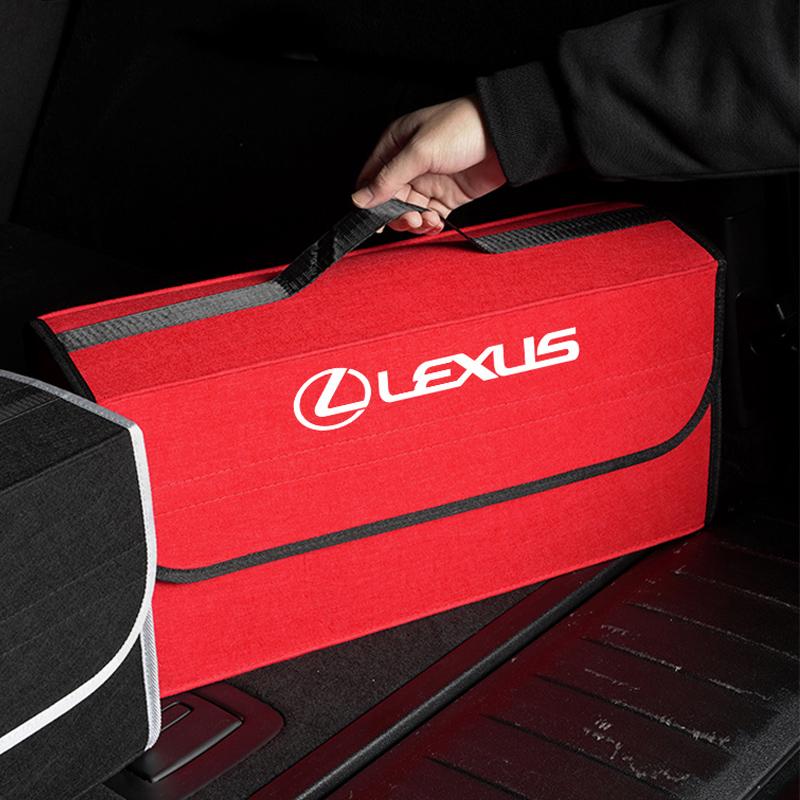 Boîte Organisateur de Coffre de Voiture Grande Capacité Sac de Rangement Pliable Pour Lexus F SPORT GS GX IS LS LX CT LC RC LBX NX RX 350h 450h UX 300e