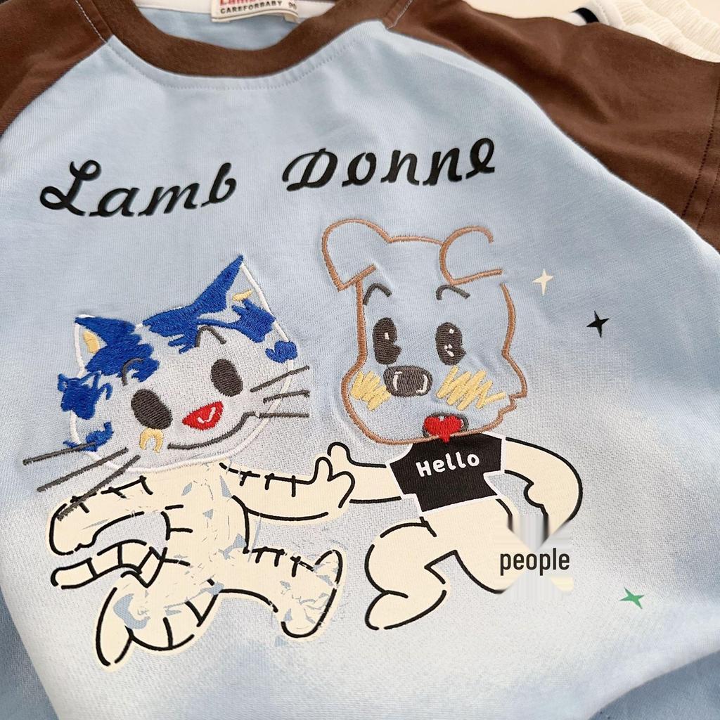 2026 Summer Cartoon Kids' Short-Sleeve Two-Piece Set