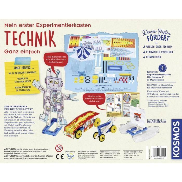 Kosmos 602291 mein erster experimentierkasten technik coffret dexpérience à partir de 5 ans
