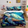 Sea Turtle Ocean Bedding Set Bedding Duvet Cover Set Duvet Cover Pillowcases (1 * Duvet Cover 2 * Pillowcases, Without Duvet Insert)