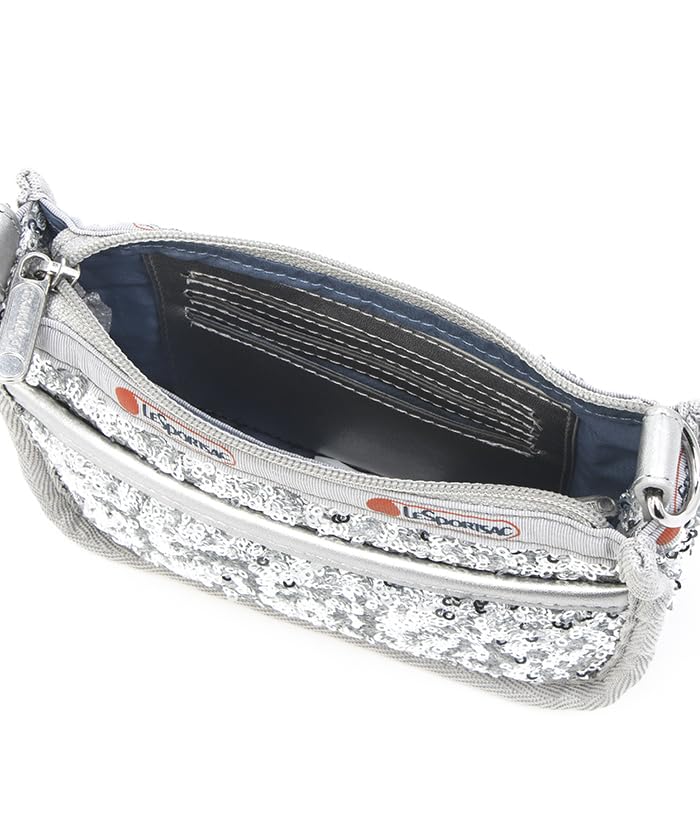 Official Shoulder Bag 2WAY CHAIN MINI Cosmic Silver [LeSportsac] BAG/1060 Women's