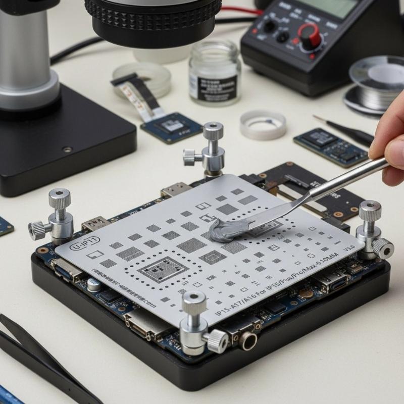 High Hardness Steel Solder Template Stencil Circuit Board Making Proofing Hole Mainboard Processing Board Repair