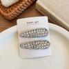 Rhinestone Water Drop Hair Clip for Flyaways and Bangs - Women's Sweet and Cool Accessory