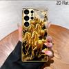 Galloping Golden Steed for Galaxy S24Ultra S23 S22 S25 S21 S20UltraA55A15A16Phone case Pattern Shockproof Protective Back Cover