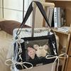 Japanese Hot-selling Ita Bag Transparent Lightweight Crossbody Bags New Sweet Cute Tote Bag Fashionable Personalized Square Bags