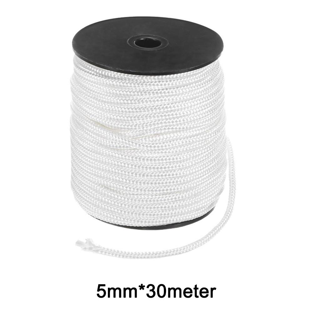 1PC Backlash Pull Cord 5mmX30m Rope Pull Starter For OUTDOOR POWER Recoil Starter Rope For Chainsaws Trimmers Tools Accessories
