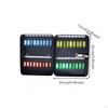 Metal Key Storage Box Multiple Hooks Wall Mount Cabinet Lockable 6key Combination