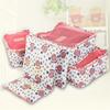 Korean Style 6-Piece Travel Organizer Set and Makeup Bag