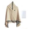 Portable Warming Cape for Travel Graphene Heated Shawl Wrap USB Rechargeable Cordless Blanket