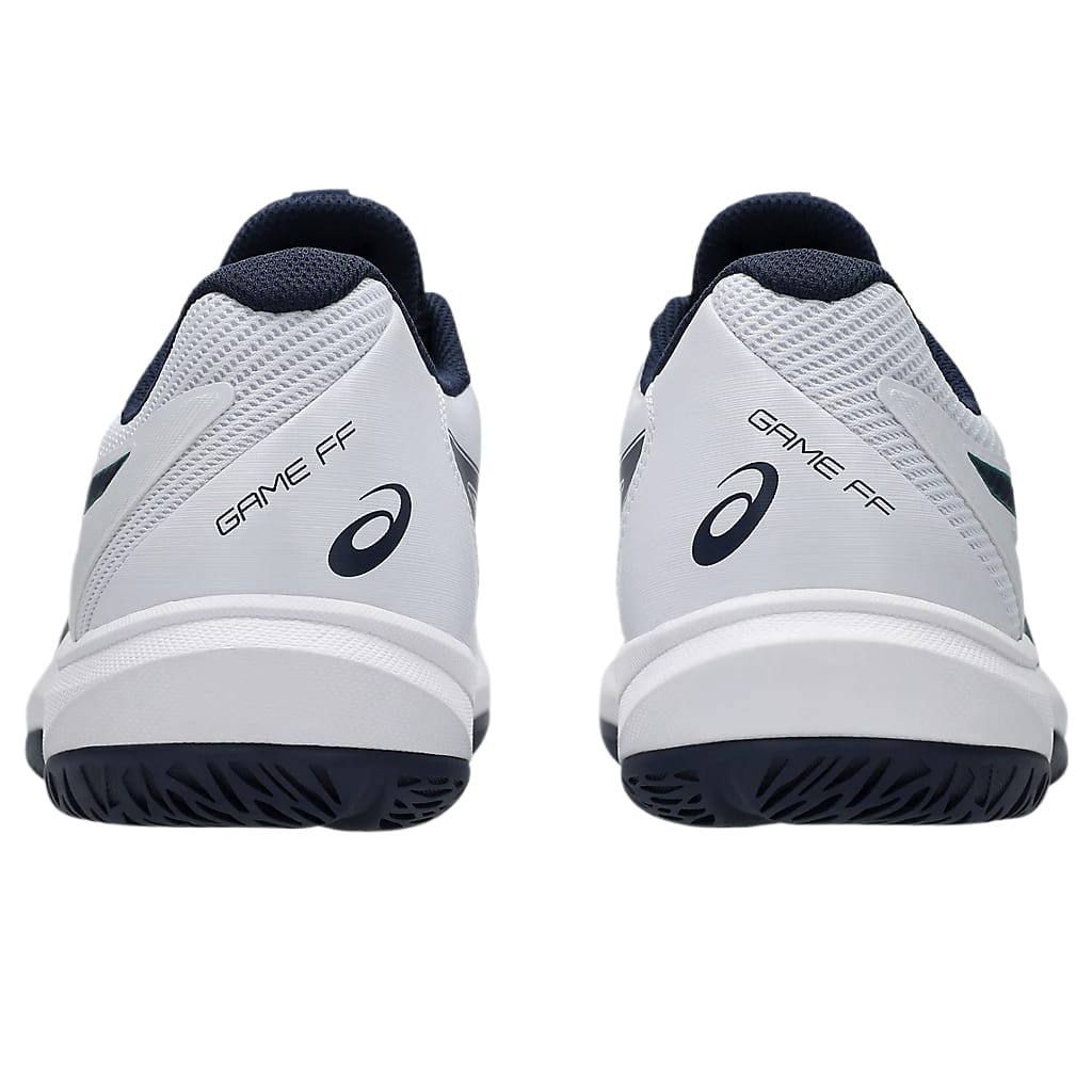 ASICS GAME FF PU Synthetic Leather Cushioning Low top Tennis Shoes Men's Blue White 1041A489-102