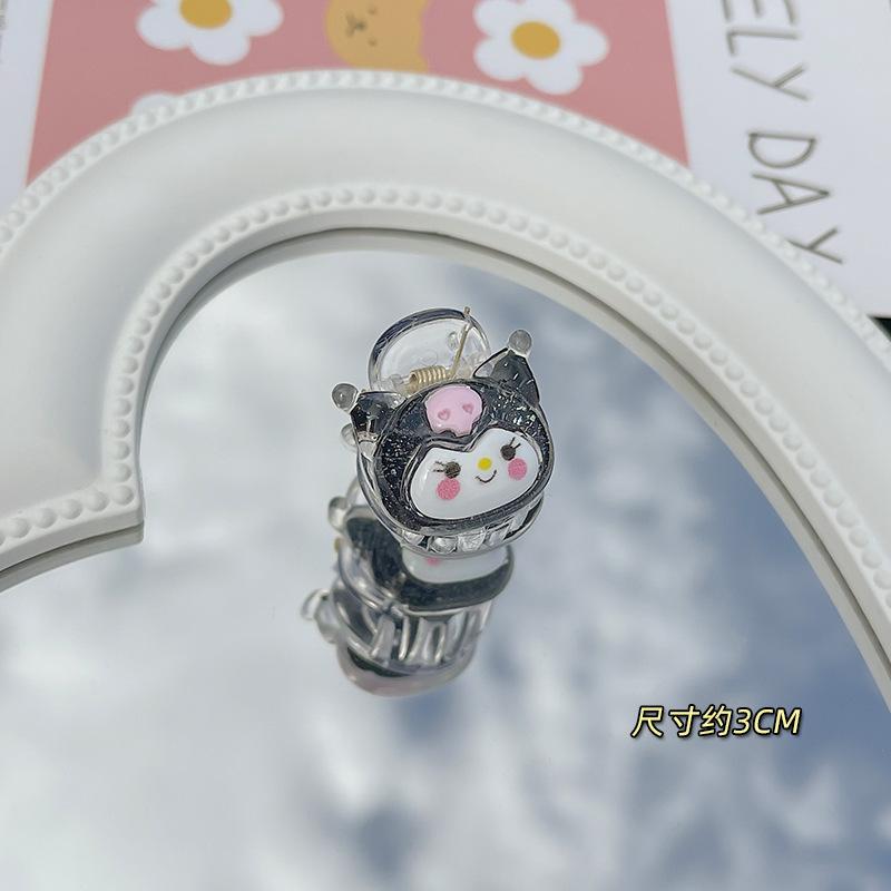 Transparent Cartoon Sanrio Shark Clip Summer Large Kulomie Grab Clip Hairpin Back Head Hair Accessories Headgear Hairpin